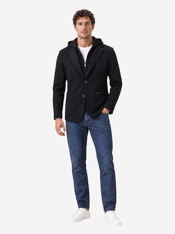 Coupe slim Veste de costume 'GIACCA DI MAGLIA GL3006TR-F26' Gianni Lupo en noir