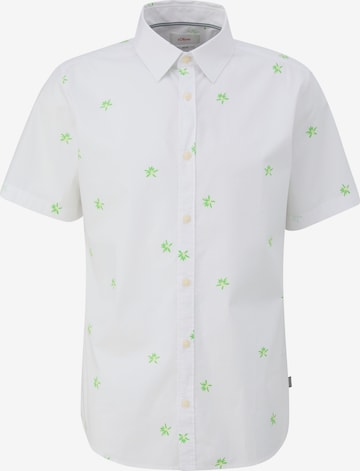 s.Oliver Overhemd in Wit: voorkant