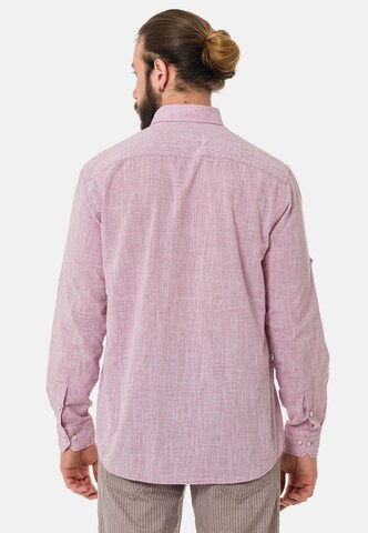 CIPO & BAXX Regular Fit Hemd in Pink