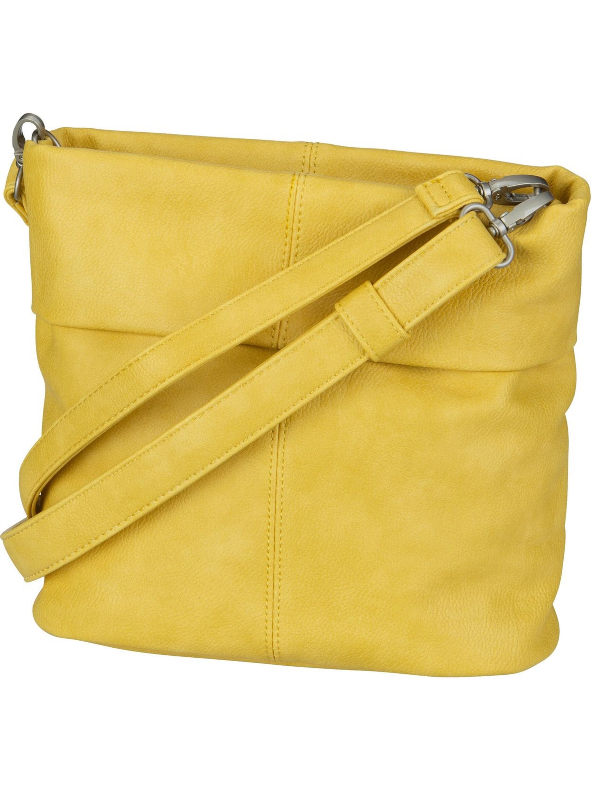 ZWEI Umhängetasche 'Mademoiselle' in Gelb: Vorderseite