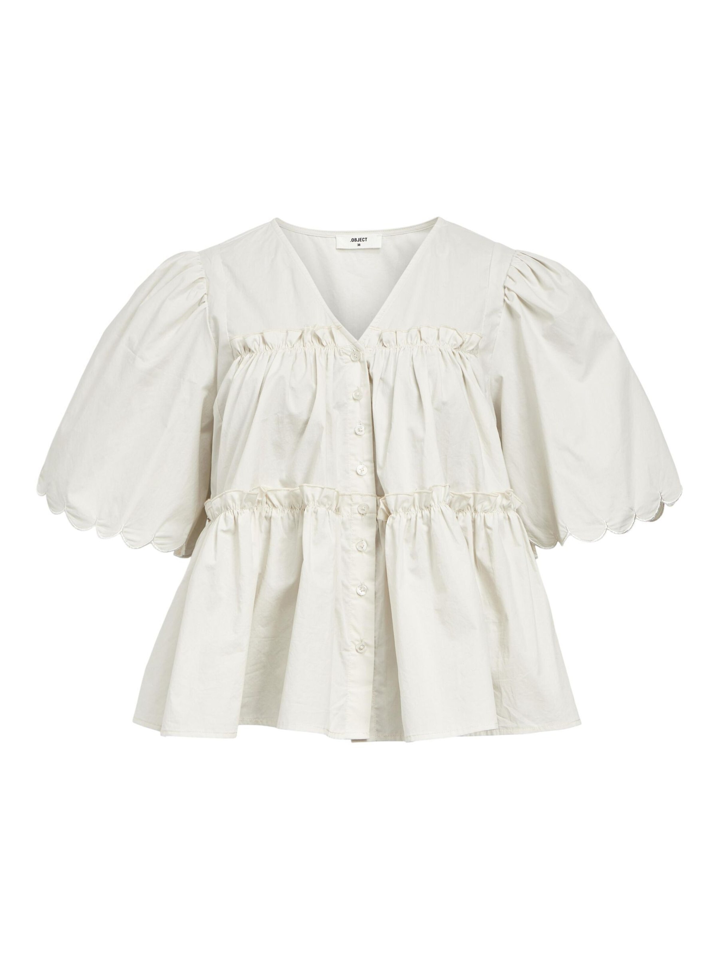 OBJECT Bluse 'HOPE' in Weiß: Vorderseite