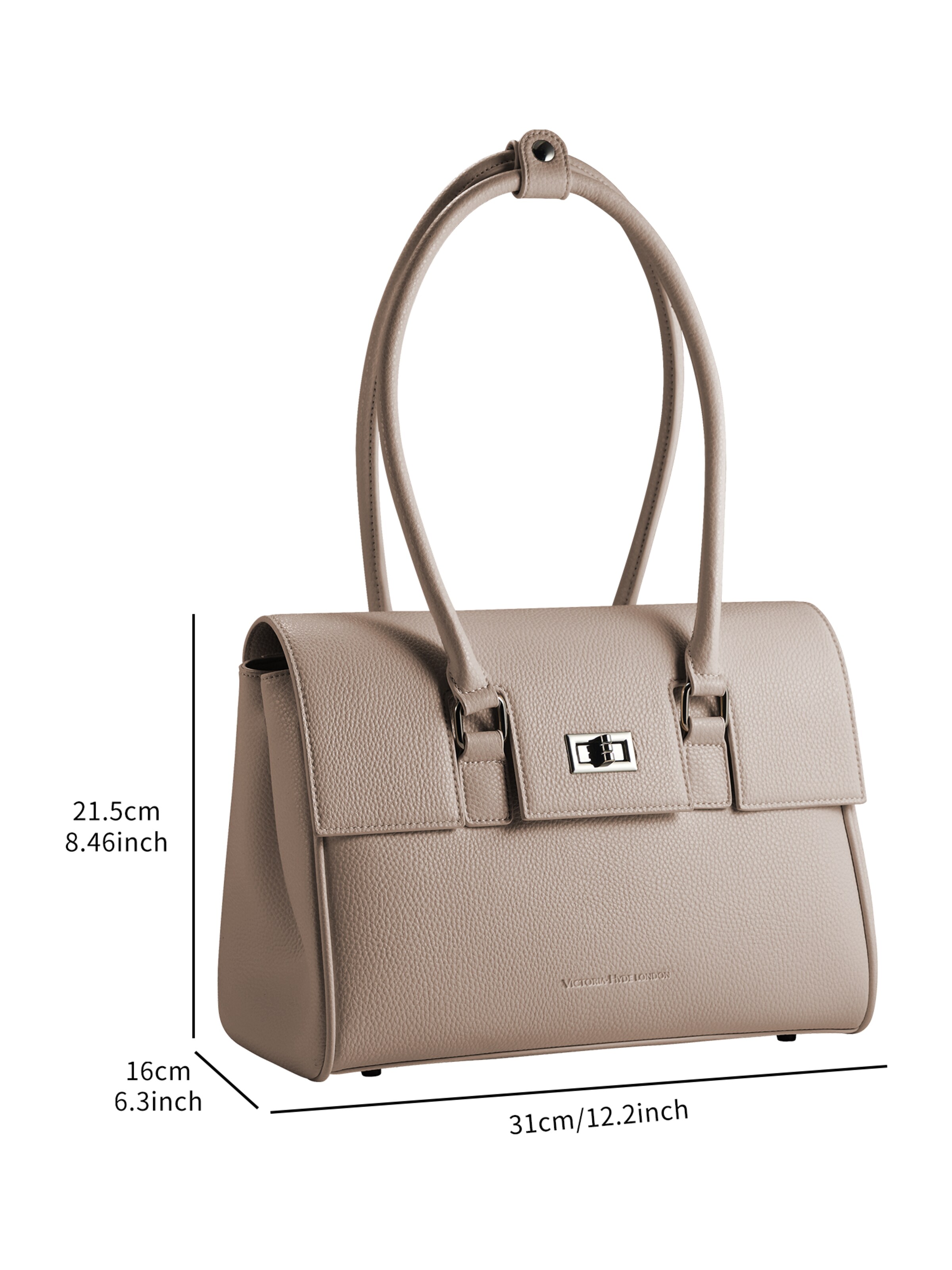 Victoria Hyde Handbag 'Jole S' in Grey