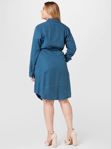 Calvin Klein Curve Shirt Dress in Blue