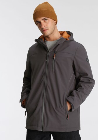 POLARINO Outdoor jacket in Grey: front