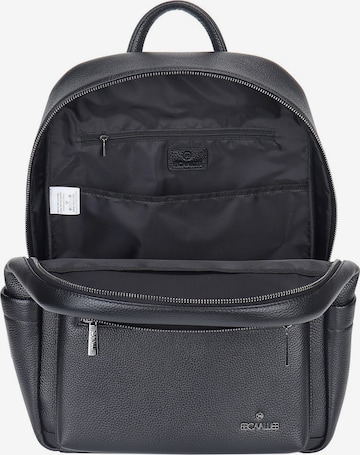 Zaino di B Cavalli B in nero: frontale