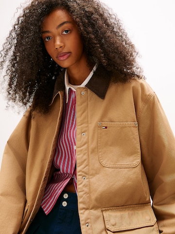 Tommy Jeans Between-Seasons Coat in Beige