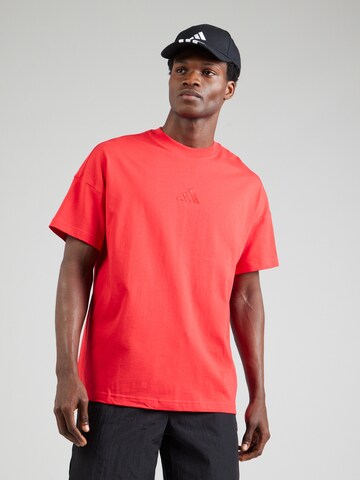 ADIDAS SPORTSWEAR Λειτουργικό μπλουζάκι 'A SZN' σε κόκκινο: μπροστά