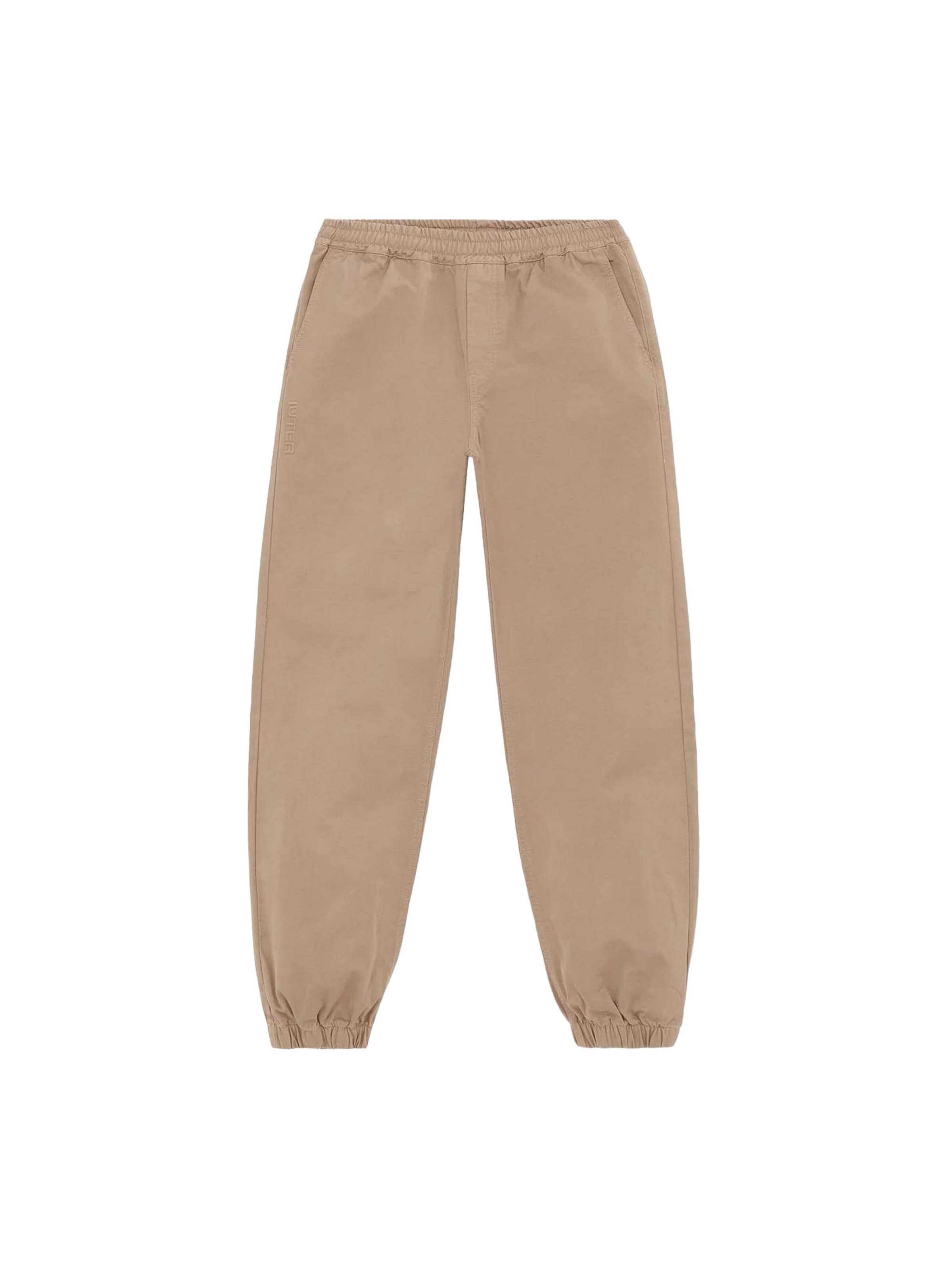 IUTER Loosefit Broek in Bruin: voorkant