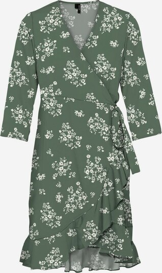 VERO MODA Kleid in grün / weiß, Produktansicht