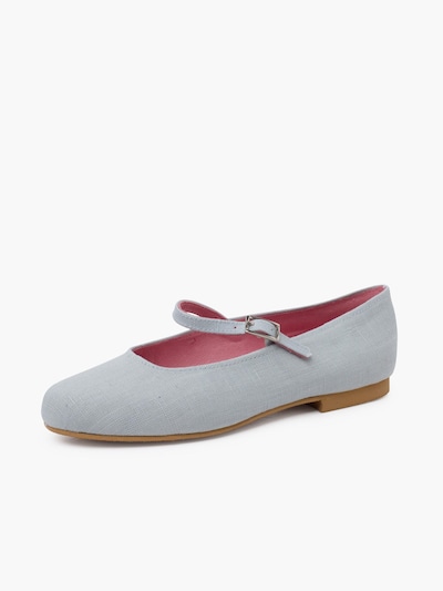 Pisamonas Ballerines en 35 en bleu clair, Vue avec produit