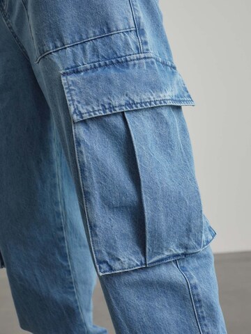 ABOUT YOU x Benny Cristo Loose fit Cargo jeans 'Niels' in Blue