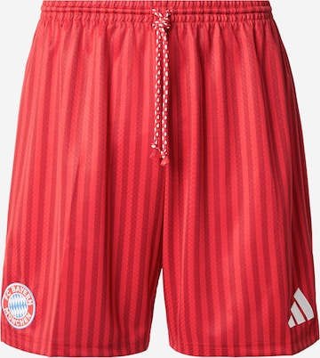 ADIDAS PERFORMANCEregular Sportske hlače 'Stadium' - crvena boja: prednji dio