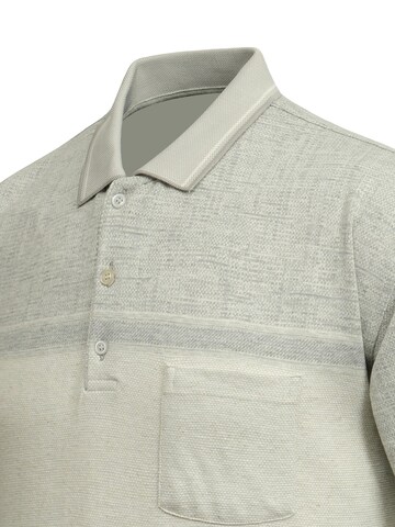 Cizgi Triko Shirt in Grey