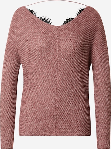 Pull-over 'Buena Lena' VERO MODA en rose : devant