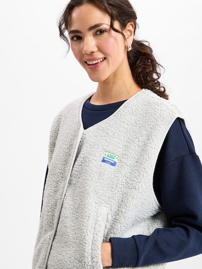 AMERICAN VINTAGE Bodywarmer ' Hoktown ' in de kleur Lichtgrijs, Productweergave