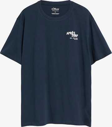 s.Oliver T-Shirt in Blau: Vorderseite