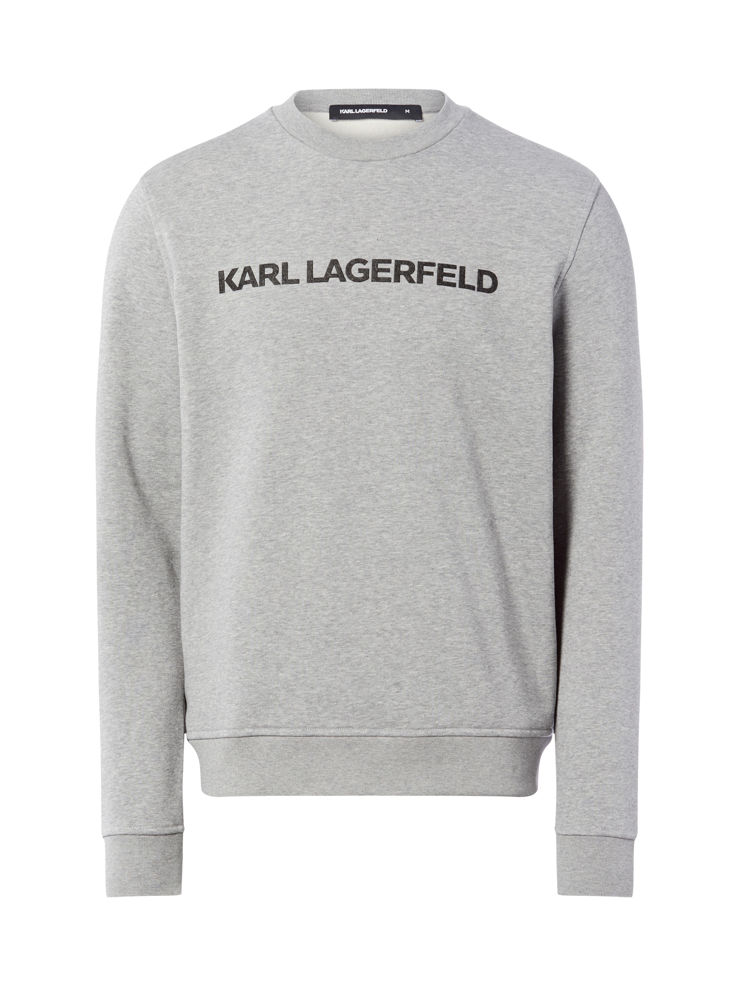 Karl Lagerfeld Sweatshirt in hellgrau, Produktansicht