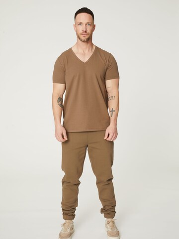 DAN FOX APPAREL Bluser & t-shirts 'Samuel' i brun