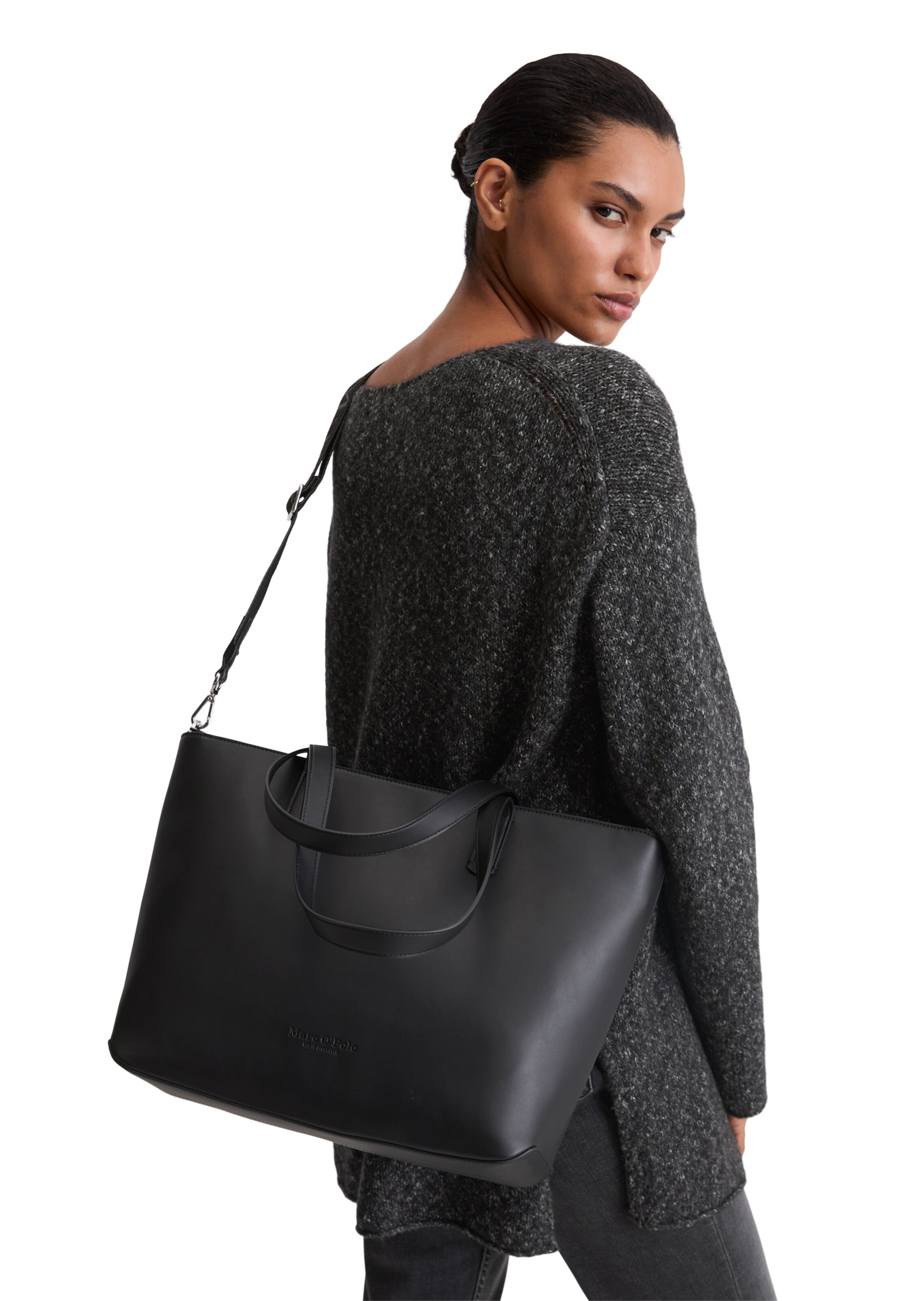 Marc O'Polo Shopper in Zwart