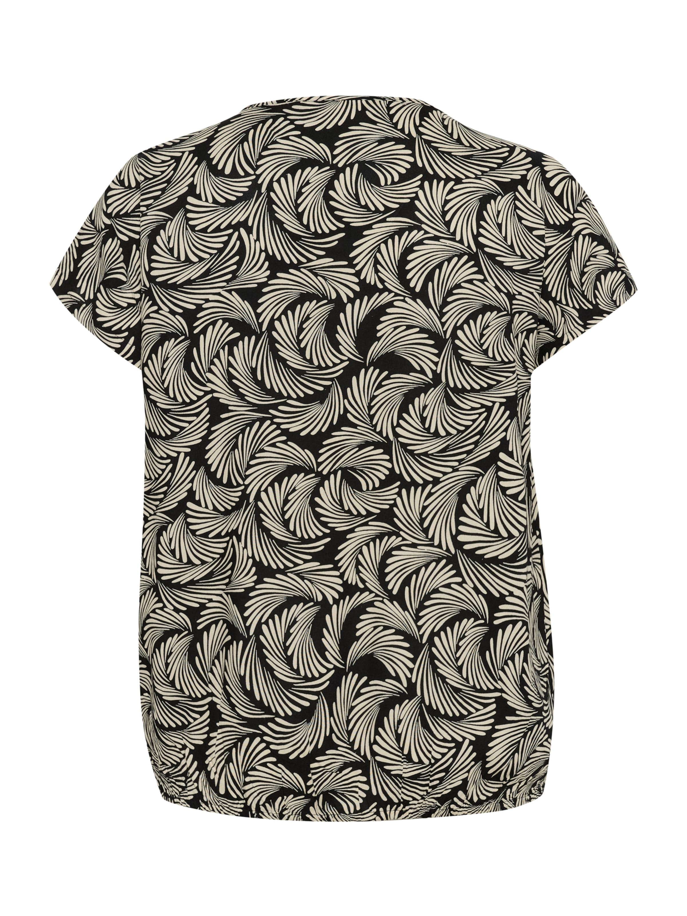 KAFFE CURVE Blúz 'Sonna Stanley' - fekete