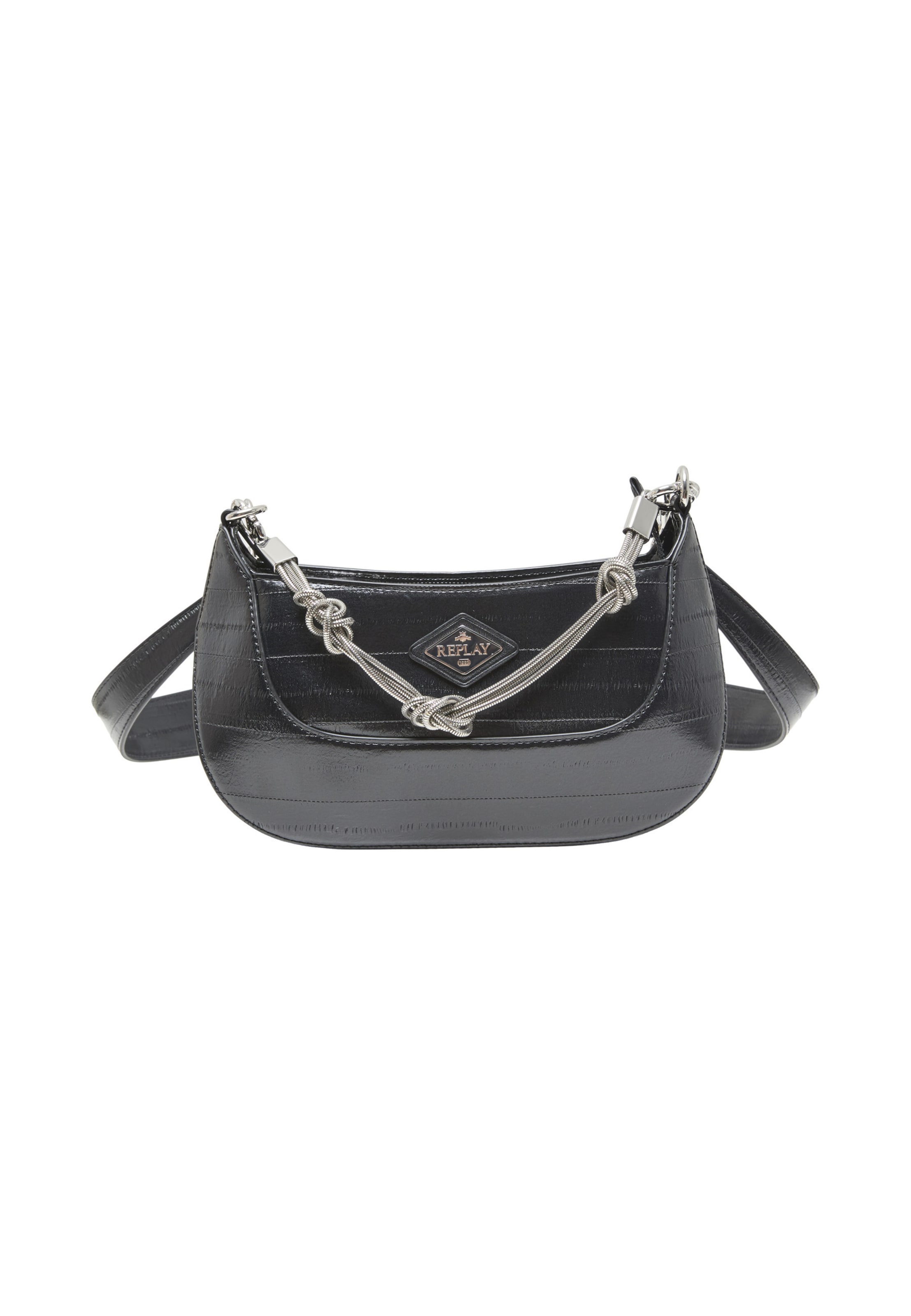 Sac à bandoulière REPLAY en noir : devant