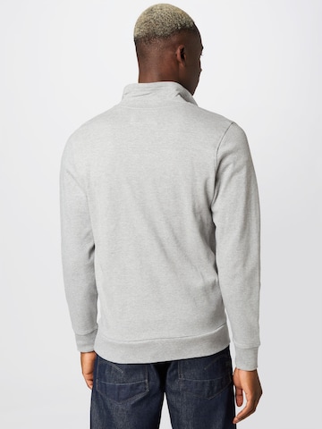 TOM TAILOR Zip-Up Hoodie in Grey