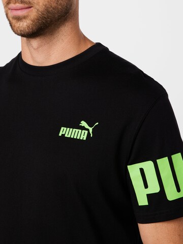 PUMA Functioneel shirt 'POWER' in Zwart