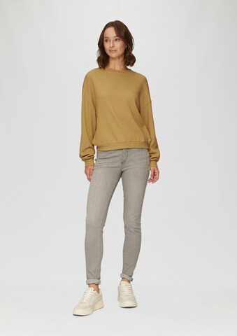 QS Μπλούζα φούτερ σε κίτρινο