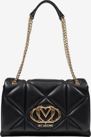 Love Moschino - Bolso de hombro en negro: frente