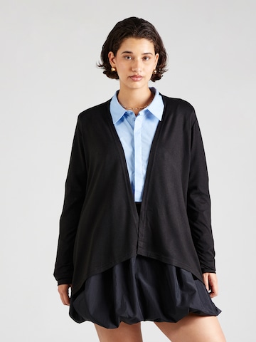 ONLY Carmakoma Strickjacke 'CARALBA MIRSE' in Schwarz: Vorderseite