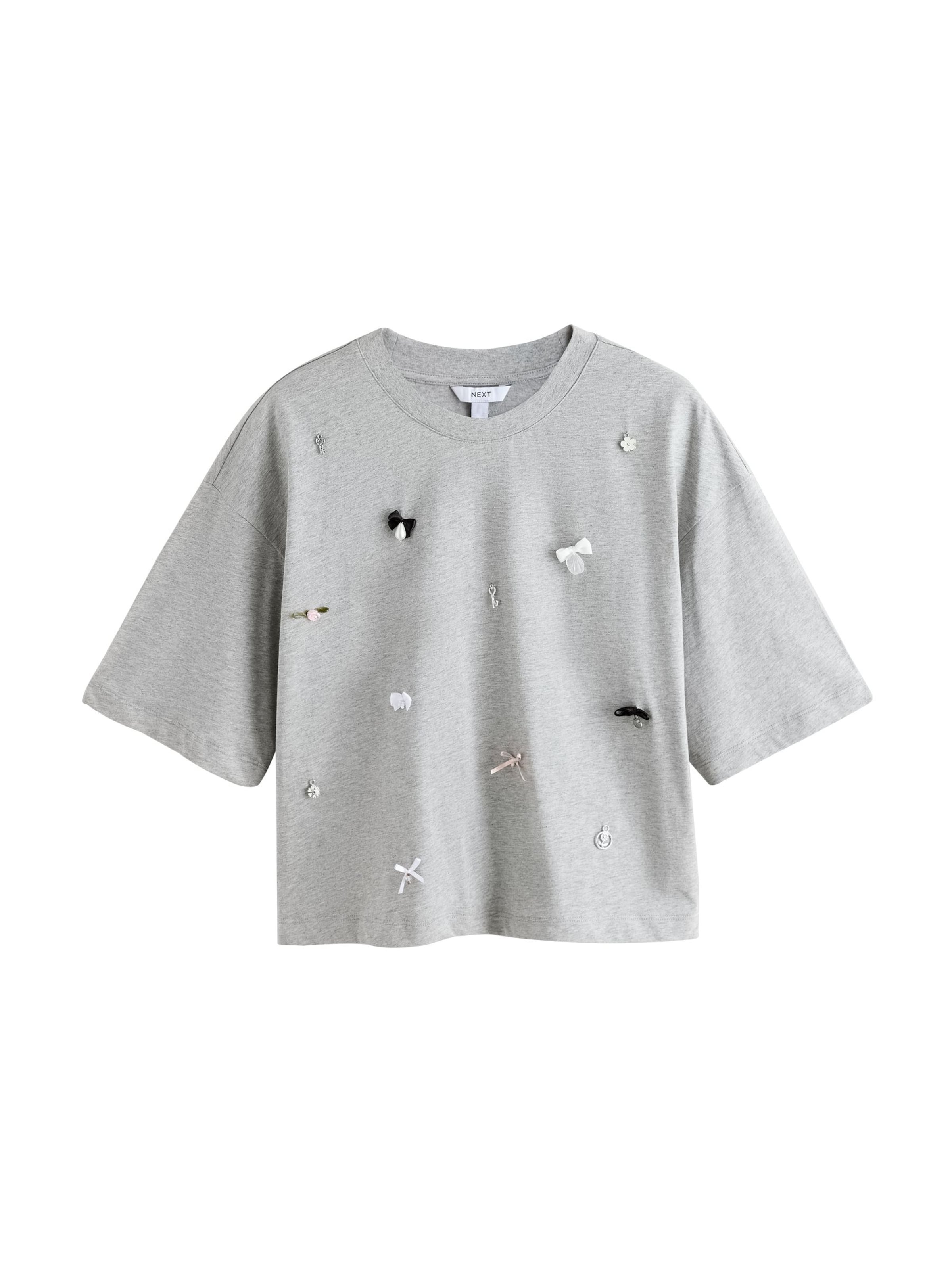 Maglietta di Next in grigio: frontale