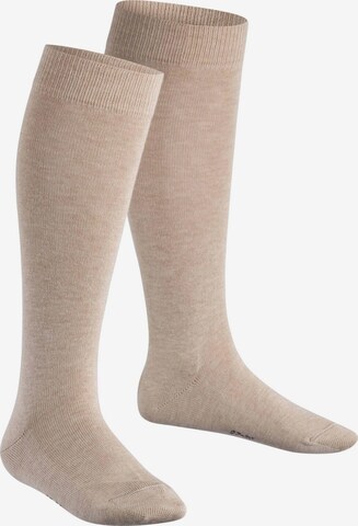 FALKE Socks 'Family' in Beige: front