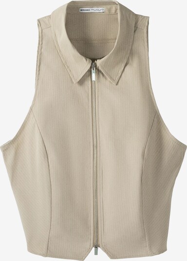 Bershka Vest i beige / mørkebeige, Produktvisning