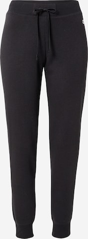 Tapered Pantaloni de la Champion Authentic Athletic Apparel pe negru: față