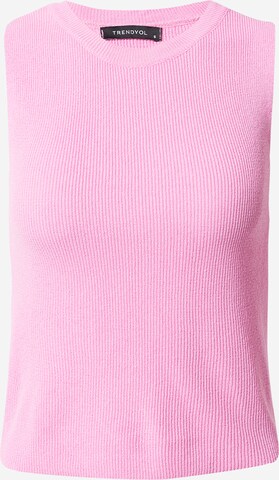 Trendyol Knitted Top in Pink: front