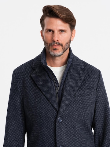 Ombre Between-seasons coat in Blue