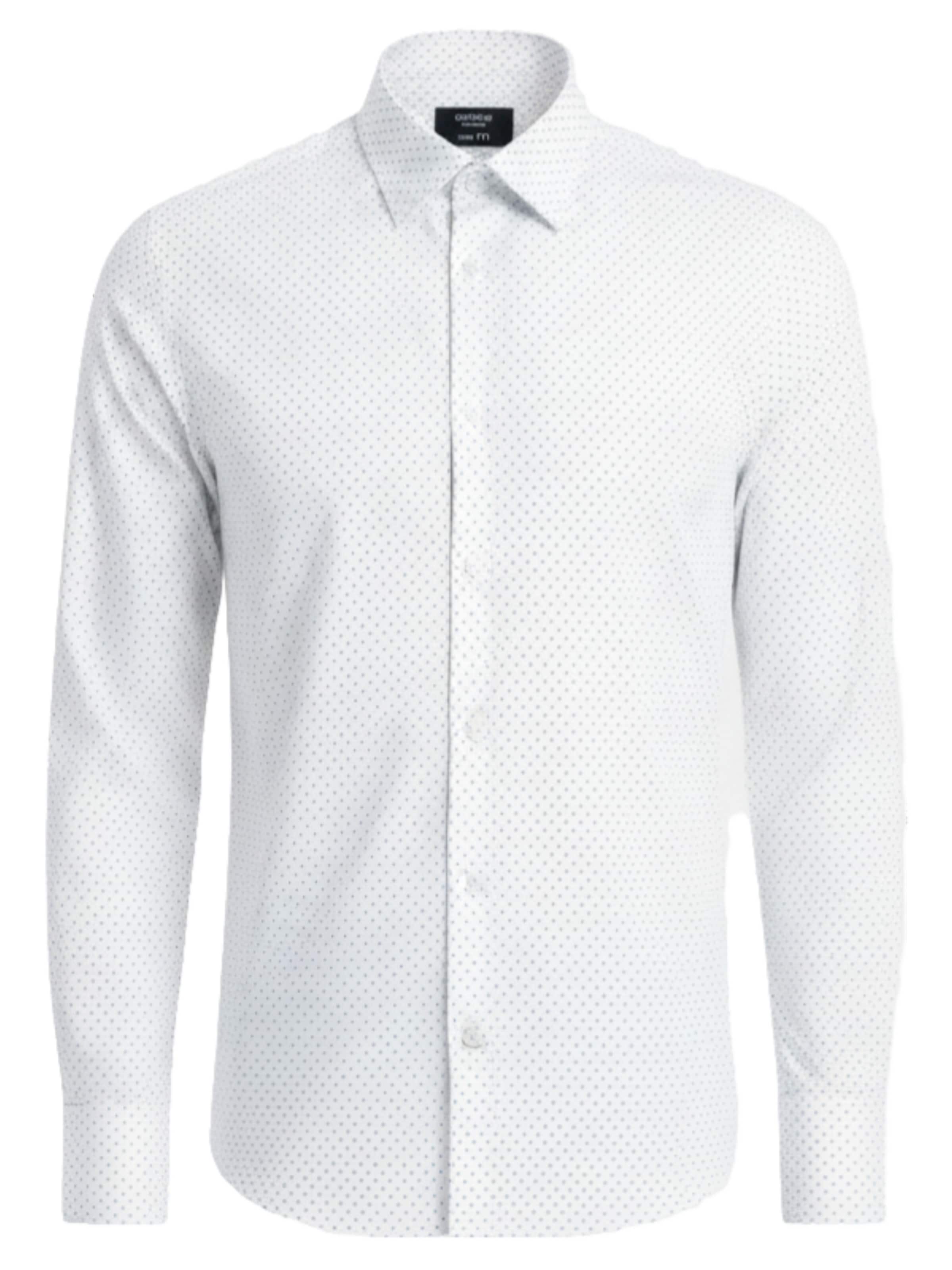 Ombre Regular fit Button Up Shirt 'OM-SHCS-0152' in White: front
