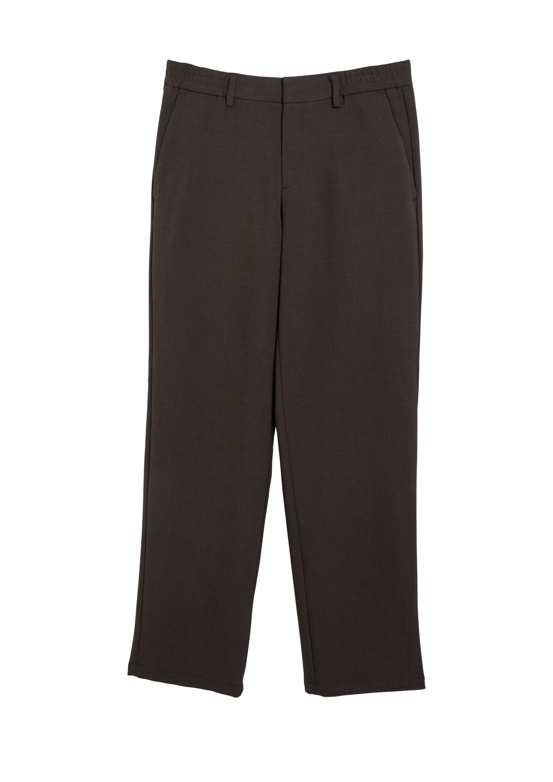 Wide Leg Pantalon s.Oliver Men Big Sizes en marron : devant