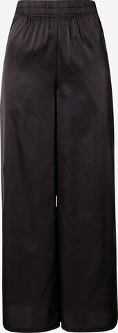 Urban Classics Wide leg Trousers in Black: front