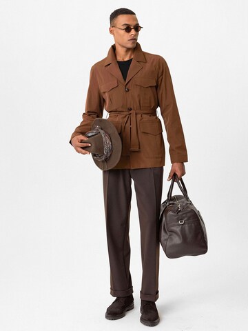 Antioch Between-seasons coat 'Belgrad' in Brown