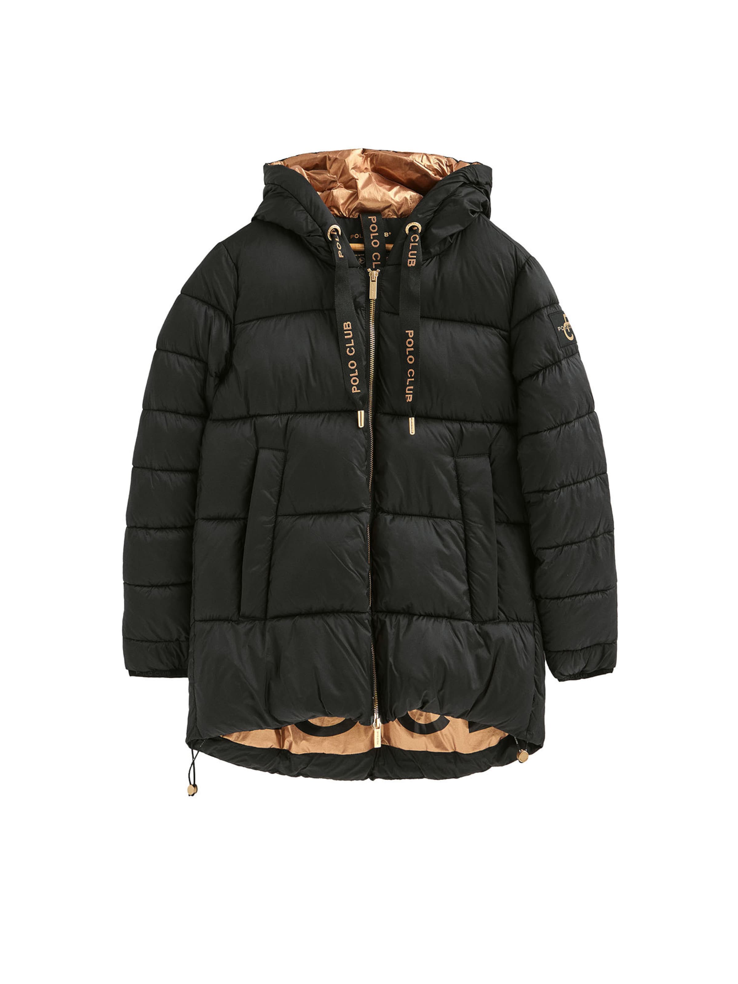 Polo Club Funktionsjacke in Schwarz: Vorderseite