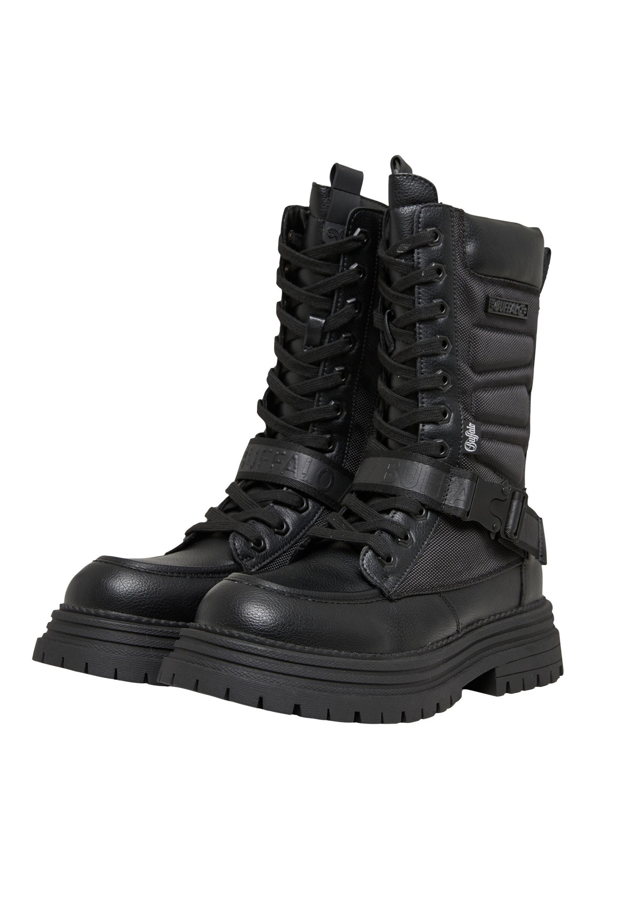 Bottes à lacets 'Lennox' BUFFALO en noir