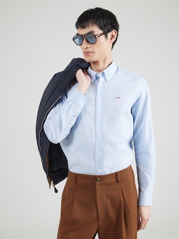 HECHTER PARIS Regular fit Ing - kék: elől