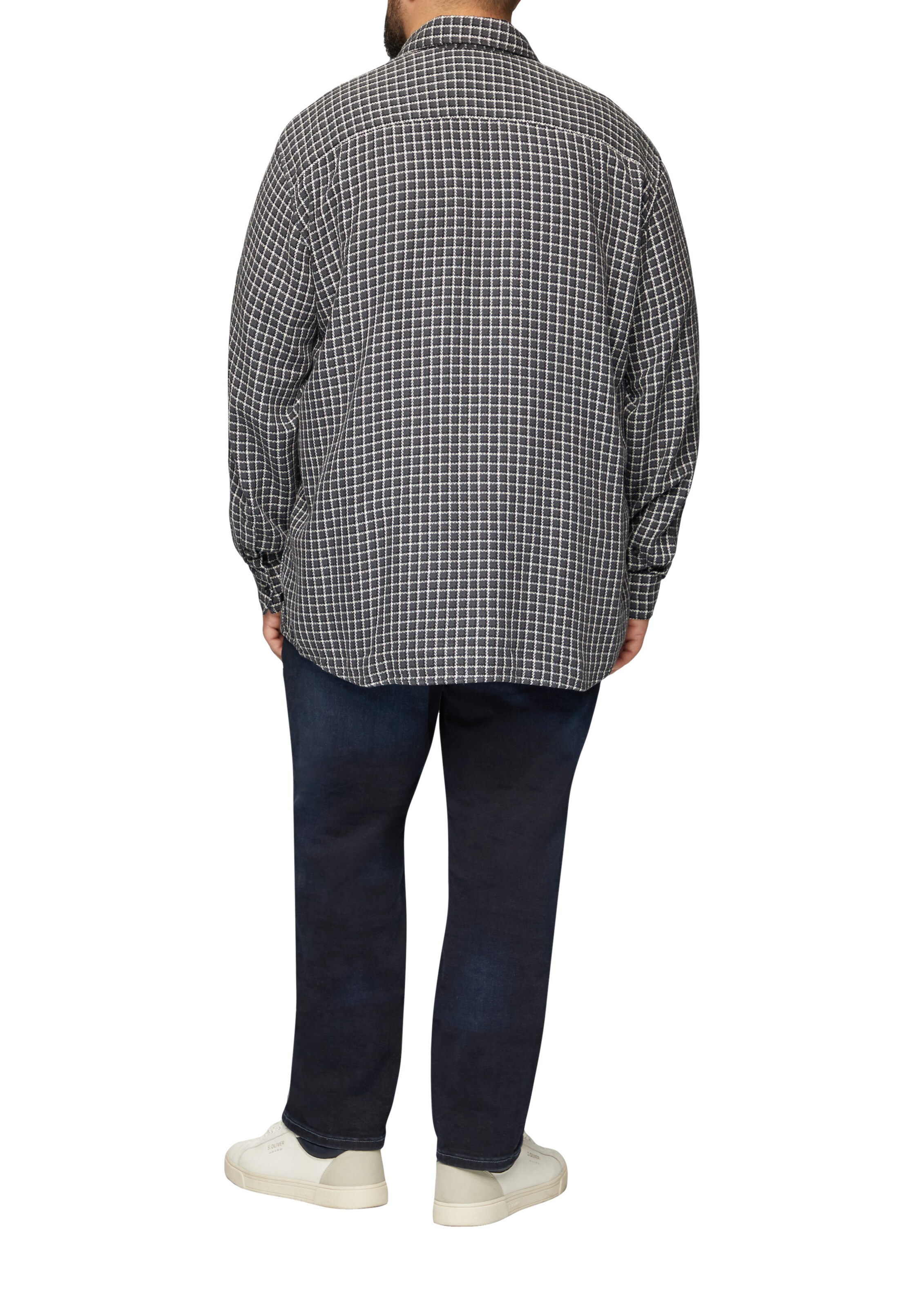 s.Oliver Men Big Sizes Regular Fit Hemd in Grau