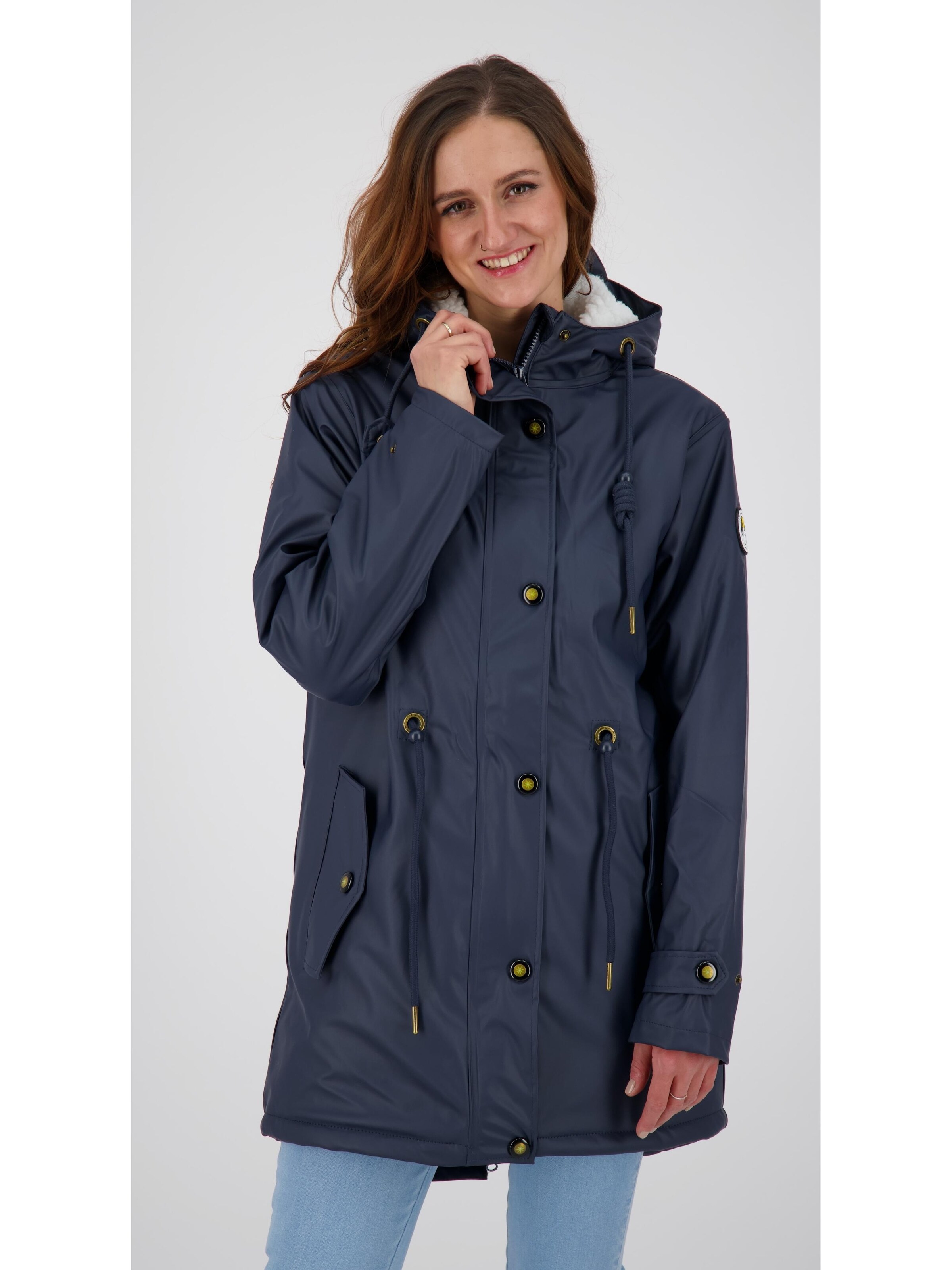 ankerglut Raincoat 'Friesennerz ankergluttraum WMN' in Blue: front