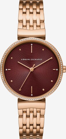 ARMANI EXCHANGE Analog Watch in Gold: front