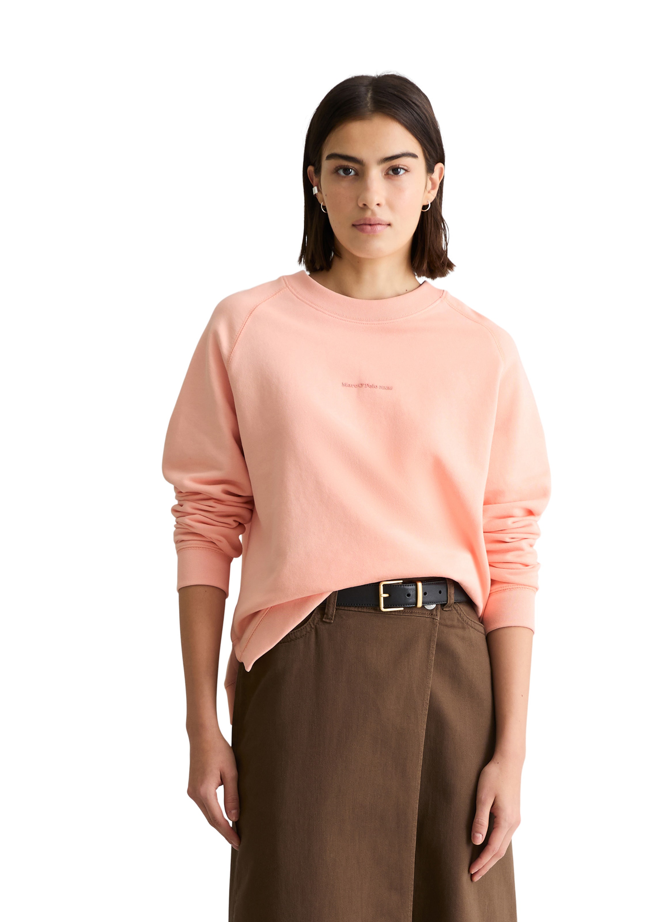 Marc O'Polo DENIM Sweatshirt in Pink: Vorderseite