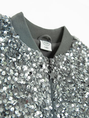Cool Club - Sudadera con cremallera en plata