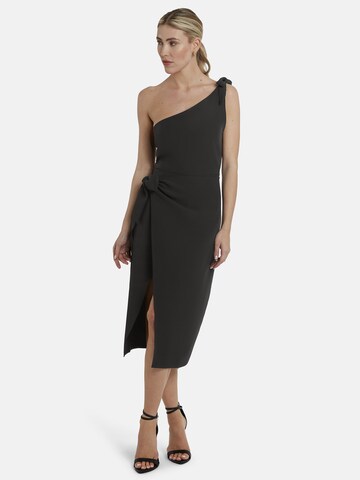 Nicowa Midikleid NELOWA in Schwarz: Vorderseite