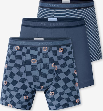 SCHIESSER - Calzoncillo ' 95/5 ' en azul: frente